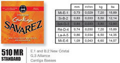 Savarez Corde per chitarre classica Creation Cantiga 510 - Set normale (510MR)