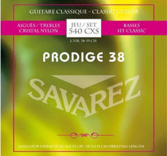 Savarez Strings for classic chitarre Prodige 38 Children's Guitar - 1/8-1/2 Nylon (540CXS)
