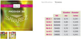 Savarez Strings for classic chitarre Prodige 38 Children's Guitar - 1/8-1/2 Nylon (540CXS)
