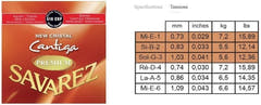 Savarez 516RP New Cristal Cantiga Premium E6 corda bassa, tensione normal