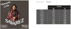 Savarez Corde per Chitarre classiche YAMANDU COSTA 7-string - 7-string high tension (Y510MJ7)
