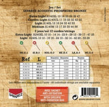 Savarez A140L Acoustic Phosphor Bronze, light .012 a .053
