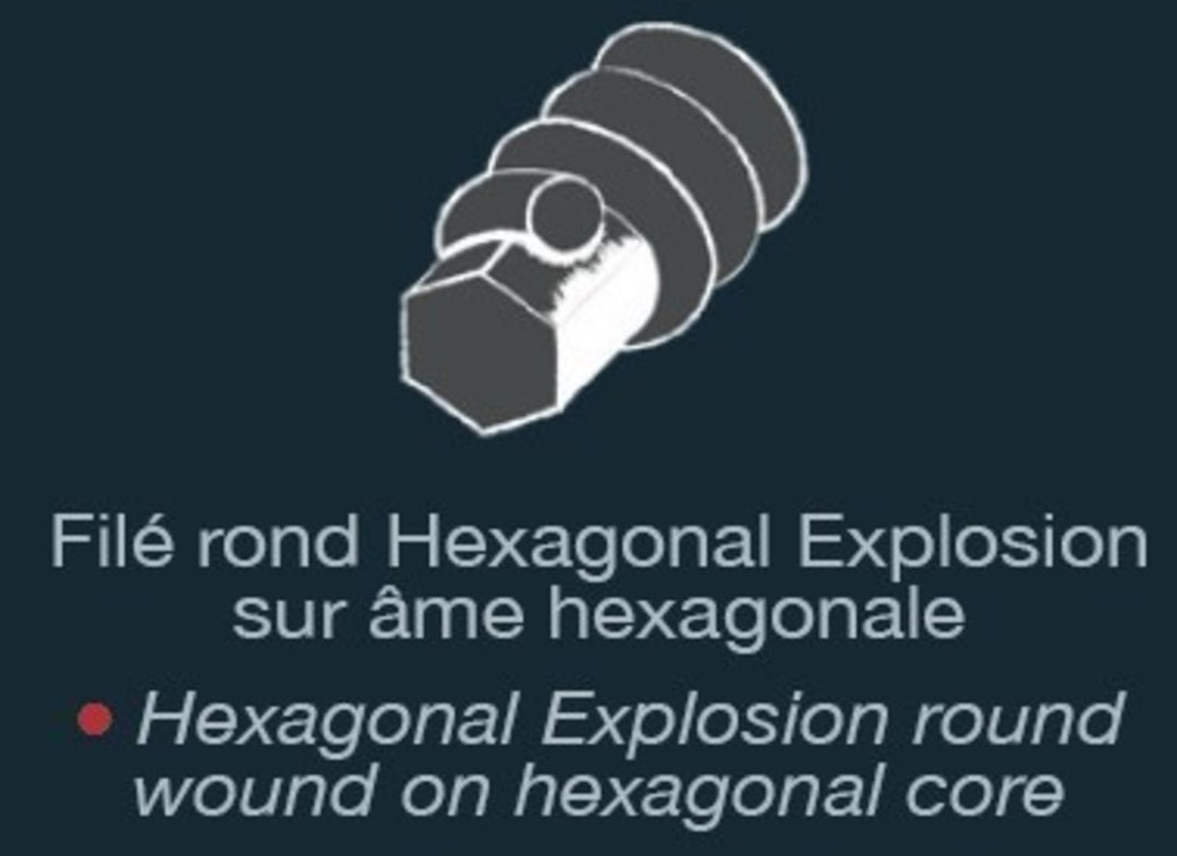 Savarez corde per E-Bass Hexagonal Explosion - 5 corde Ex-Light (B70XL5)