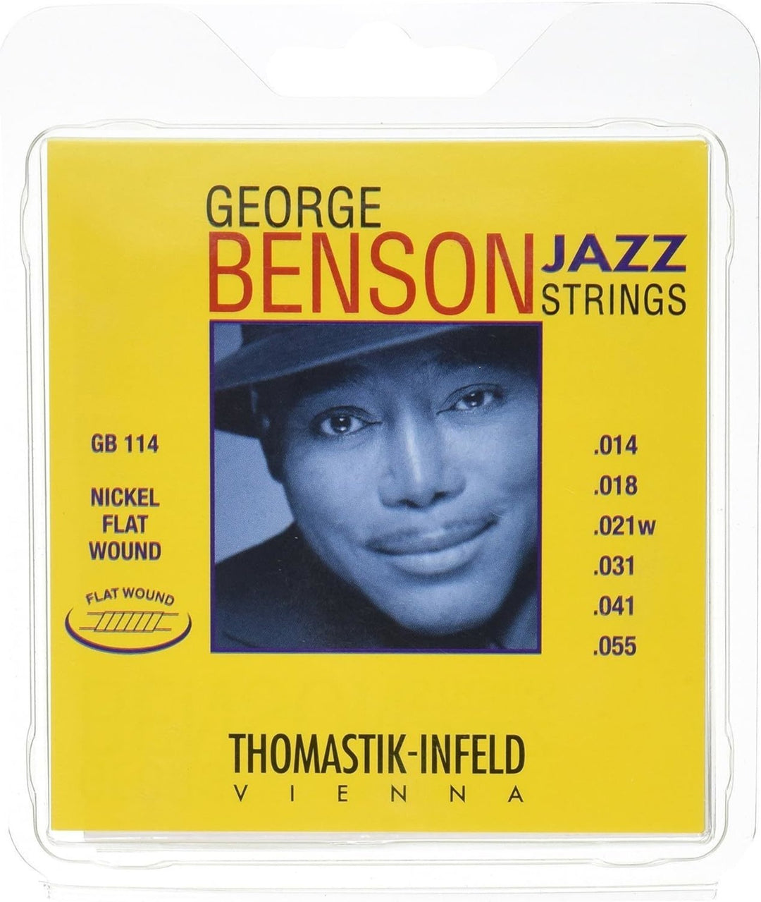 Thomastik-Infeld Corde per E-guitar George Benson Jazz Guitar - set heavy flatwound (GB114)