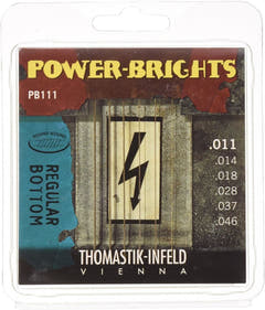 Corde Thomastik-Infeld per chitarra elettrica Power Brights Series - Set 011 (PB111)