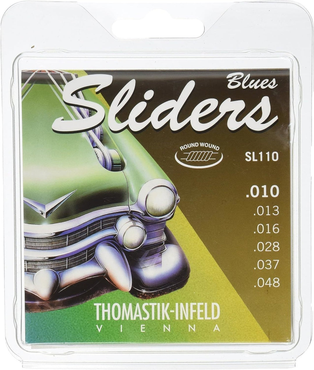 Thomastik-Infeld Corde per chitarre elettrica E-guitar Sliders Blues Series - Set 010 medium (SL110)