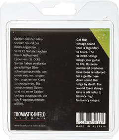 Thomastik-Infeld Corde per chitarre elettrica E-guitar Sliders Blues Series - Set 010 medium (SL110)