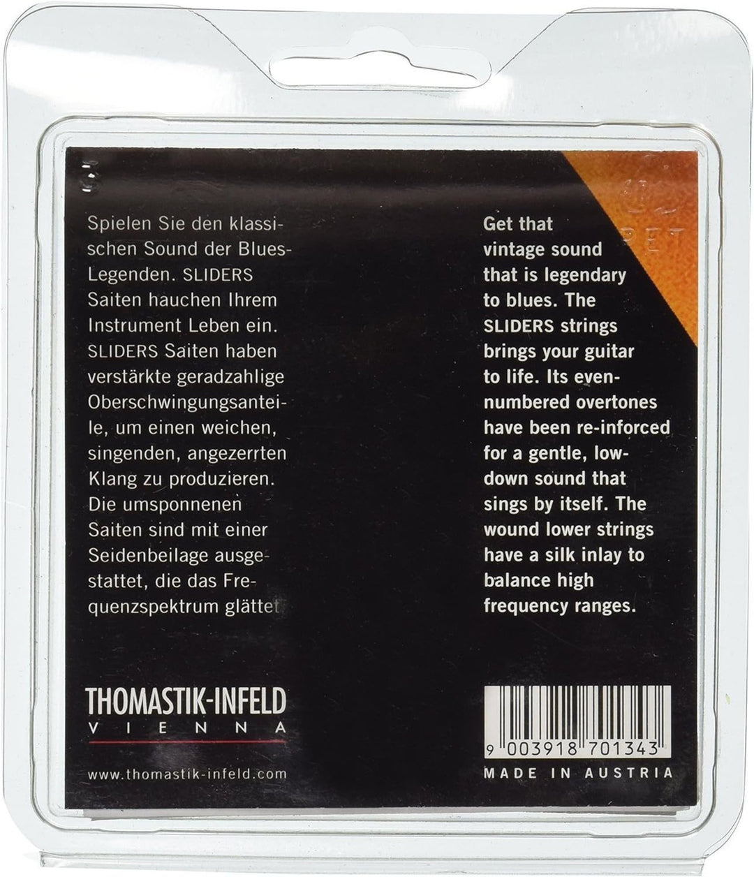 Thomastik-Infeld Strings for E-guitar Sliders Blues Series - Set 009 light (SL109)