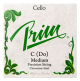 Prim corda C per violoncello, acciaio cromato, medium