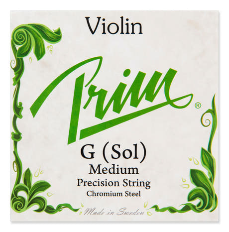 Corda G Prim per violini, acciaio cromato, medium