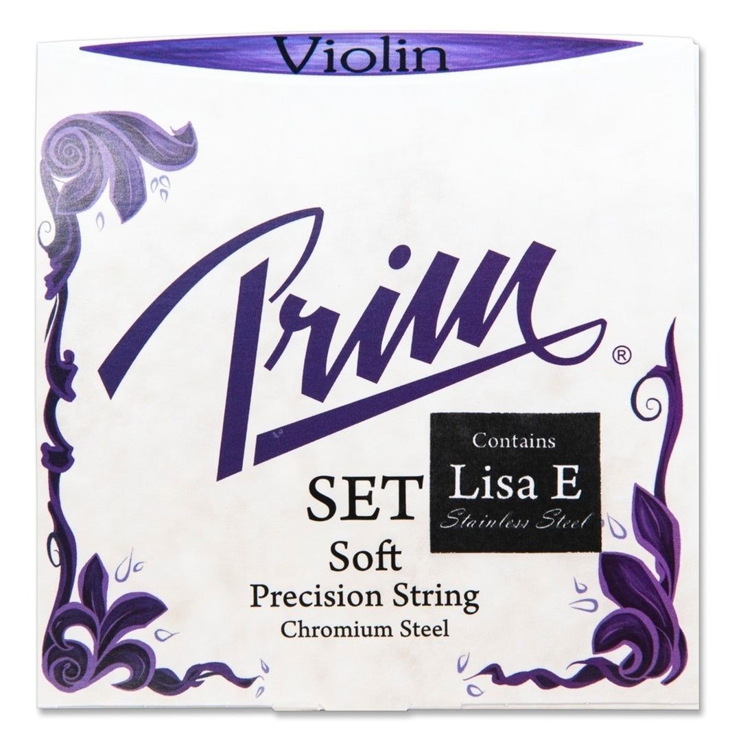 Corde per violino Prim in acciaio inox - Set con Lisa E (Soft)