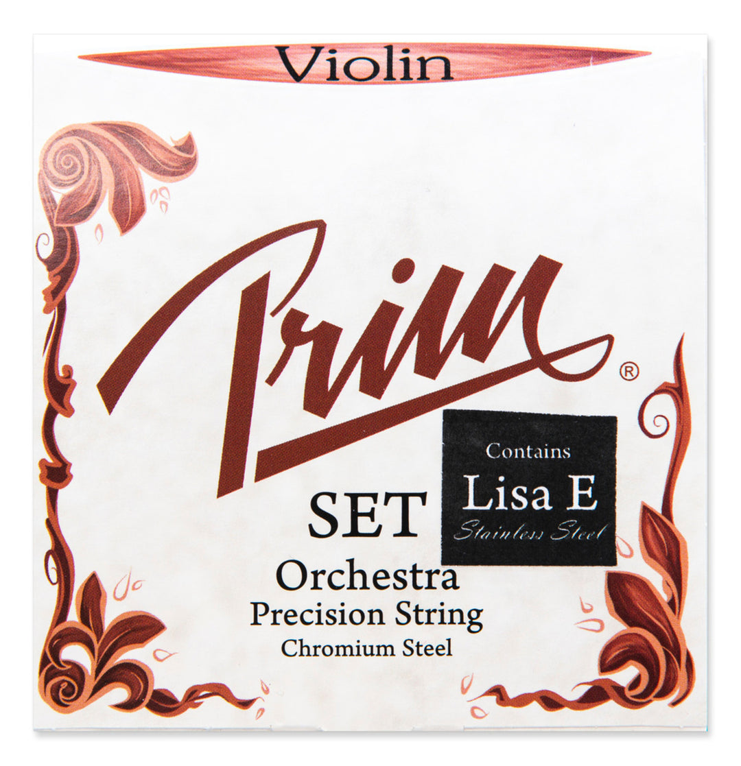 Prim corde per Violini Stainless Steel - Set con Lisa E (Orchestra)