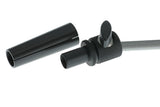 Stahlhammer puntale in fibra di carbonio per violoncello, medium 27-47 cm, argento