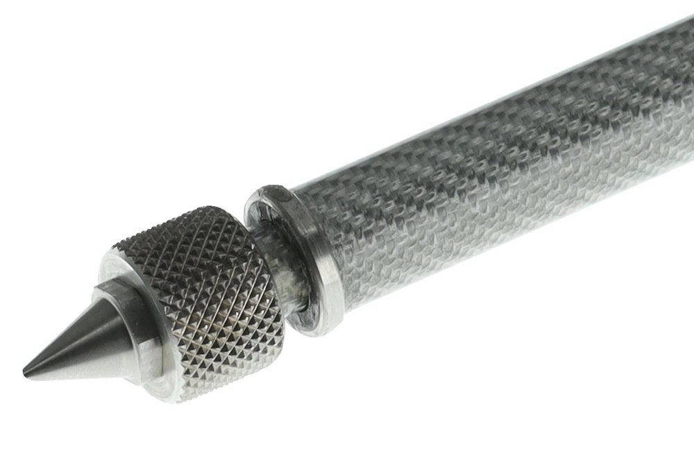 Stahlhammer puntale in fibra di carbonio per violoncello, medium 27-47 cm, argento