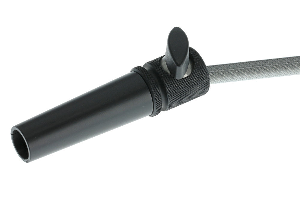 Stahlhammer puntale in fibra di carbonio per violoncello, medium 27-47 cm, argento
