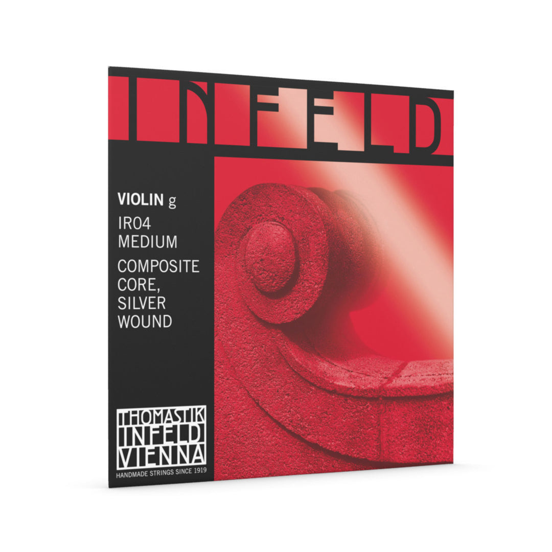 Corde per violino Thomastik-Infeld Infeld con anima ibrida - G Silver (IR04)