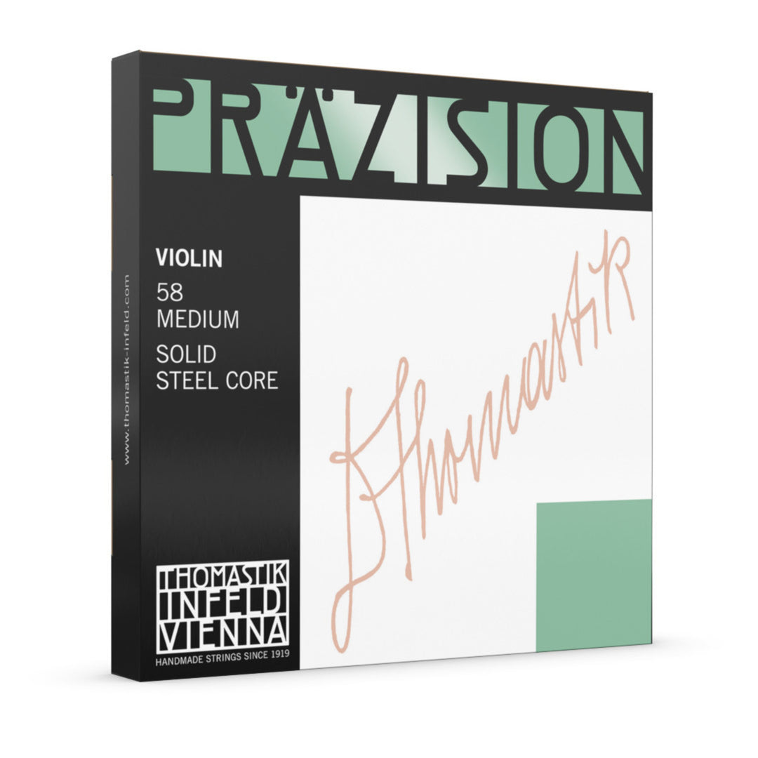 Corde per Violini Thomastik-Infeld Precision con anima piena in acciaio - Strong (58Ast)