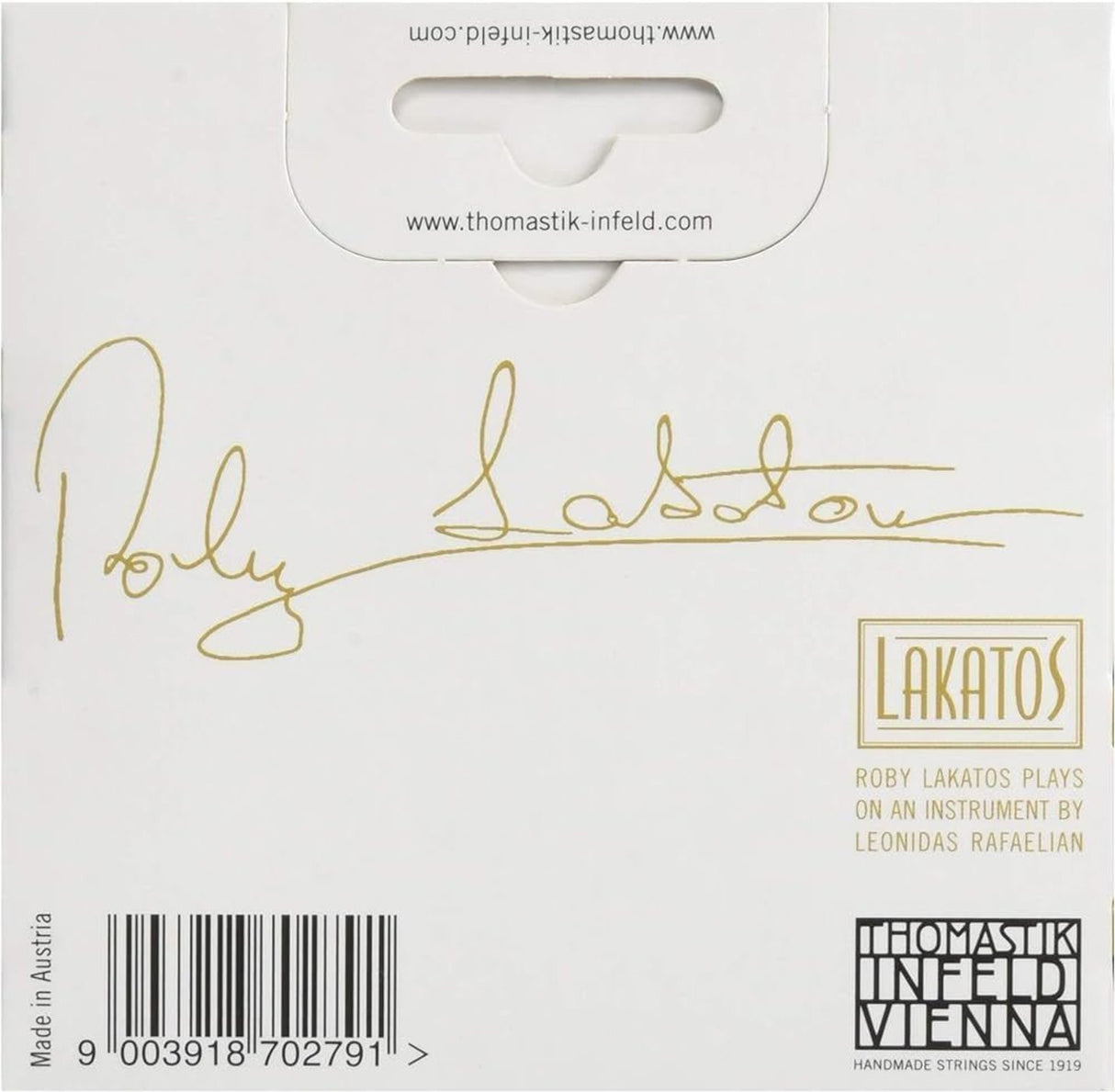 Thomastik-Infeld Violin strings Lakatos Pizzicato - D (RL03)