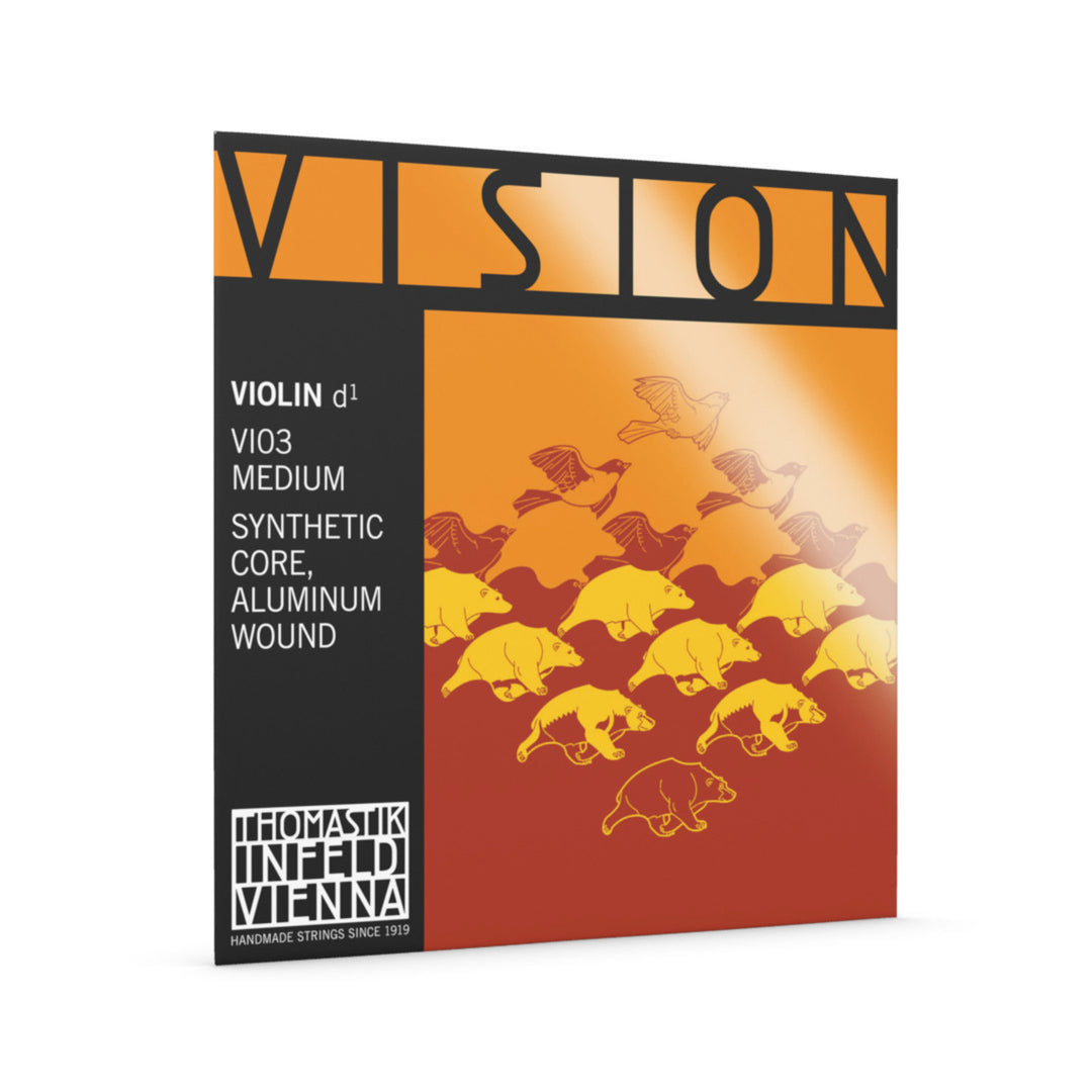 Corde per violino Thomastik-Infeld Vision con anima sintetica - Medium (VI03)