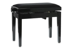 GEWA Panca per pianoforte Deluxe Autolift - Black lucido