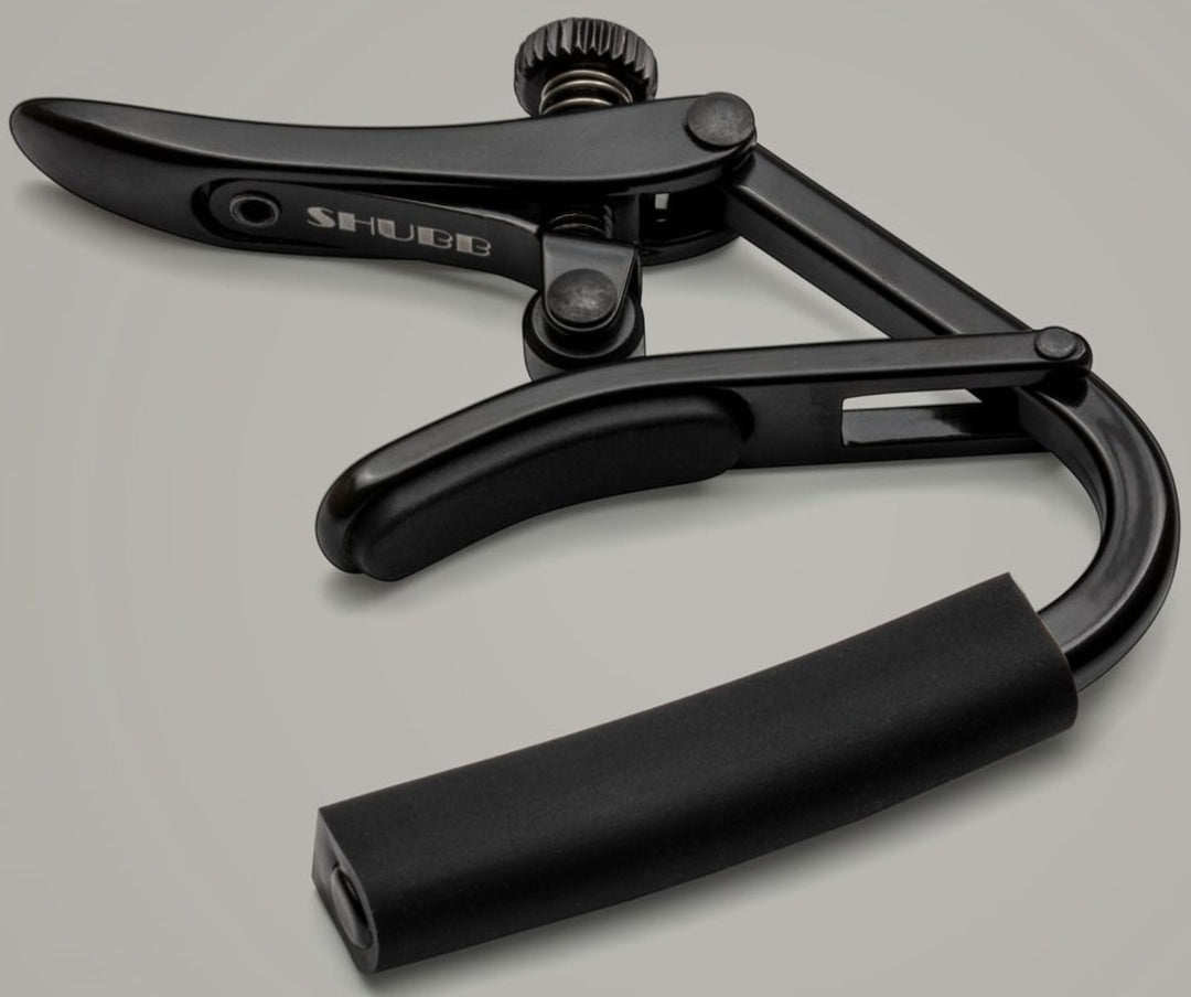 Shubb Capo Standard Capo - Chitarra elettrica, raggio 7.25", black (C4k)