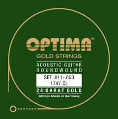 Optima Strings for Acoustic Chitarre Gold strings - Set (1747CL)