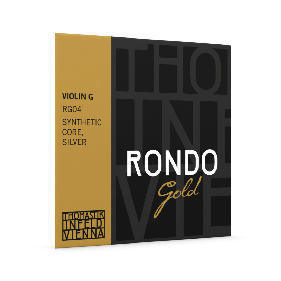 Thomastik-Infeld Corde per Violini Rondo Gold - G con anima sintetica, argento (RG04)