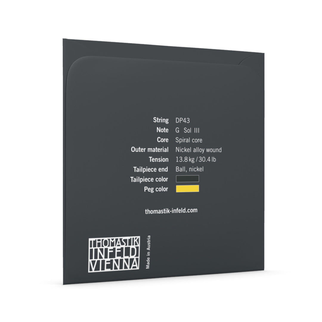 Thomastik-Infeld corde per Violoncello Dominant Pro - G anima spiraliforme, nichel (DP43)