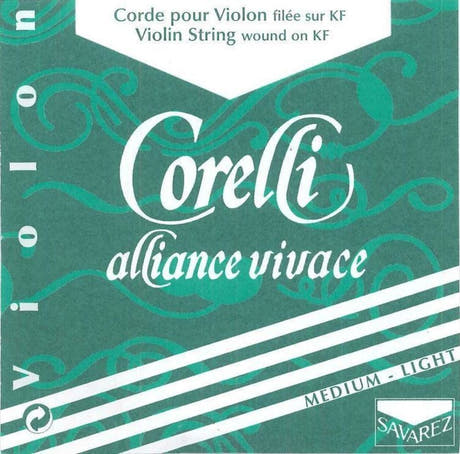 Corelli Alliance Vivace 801ML corda E per violino, asola, medium-light