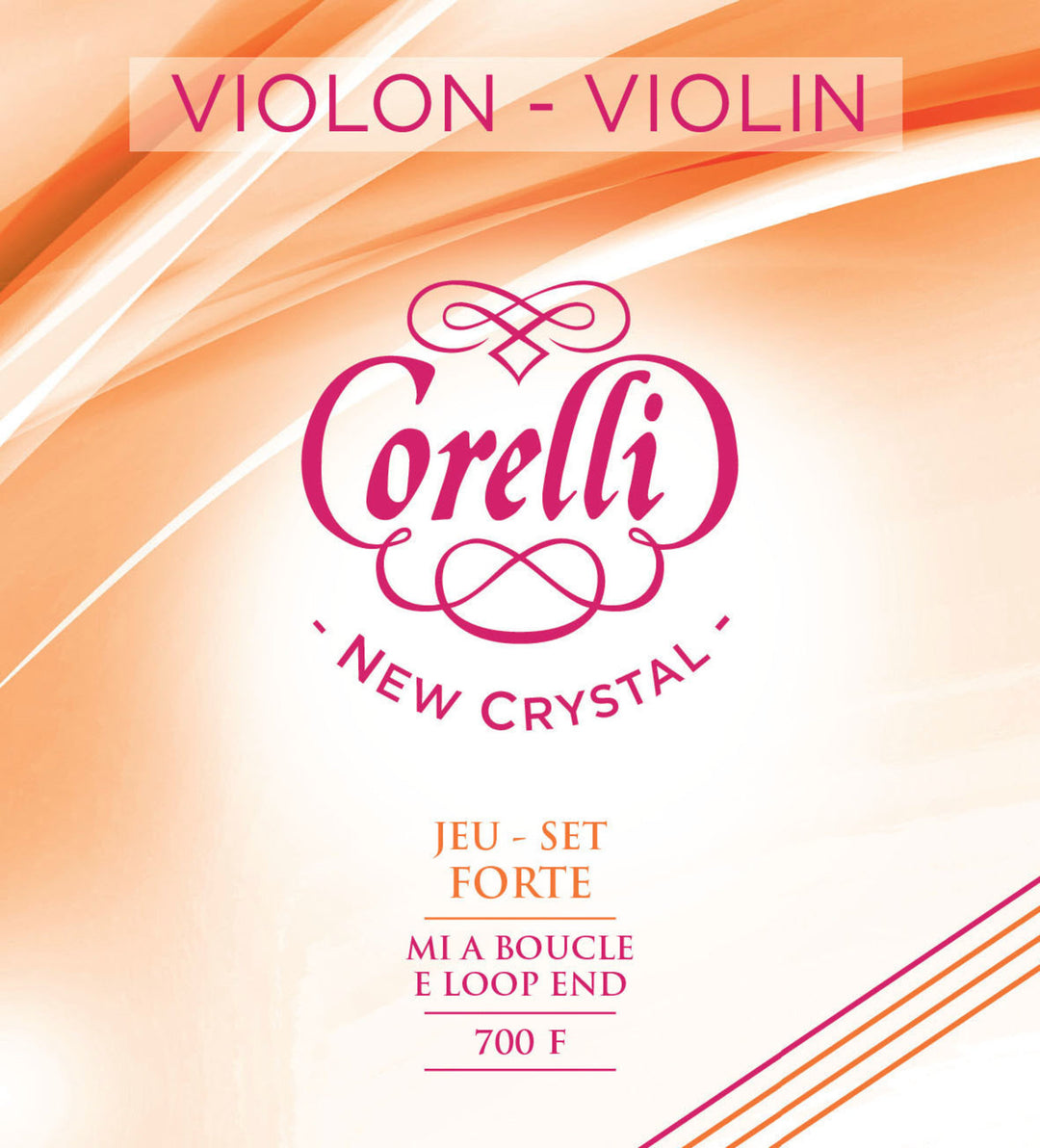 Corde per Violino Corelli New Crystal - Forte (700F)