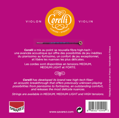 Corde per Violini Corelli Cantiga - Forte (900FB)