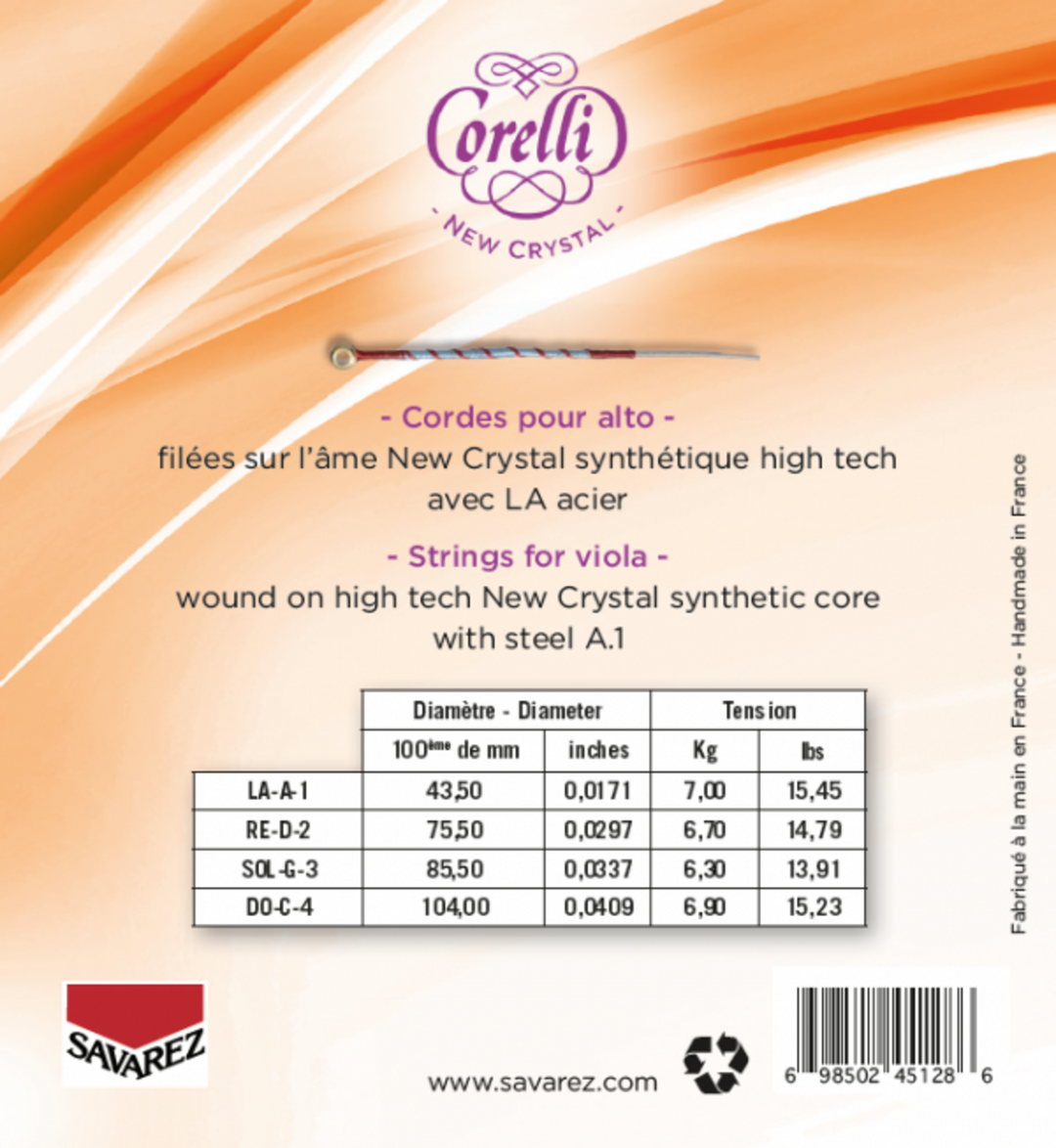 Corde Corelli per Viola New Crystal - Forte (730FB)