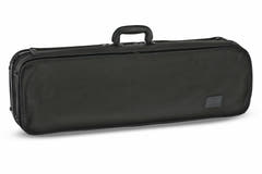 GEWA Liuteria Atlanta custodia per violino 4/4, peluche blu con motivo a diamante
