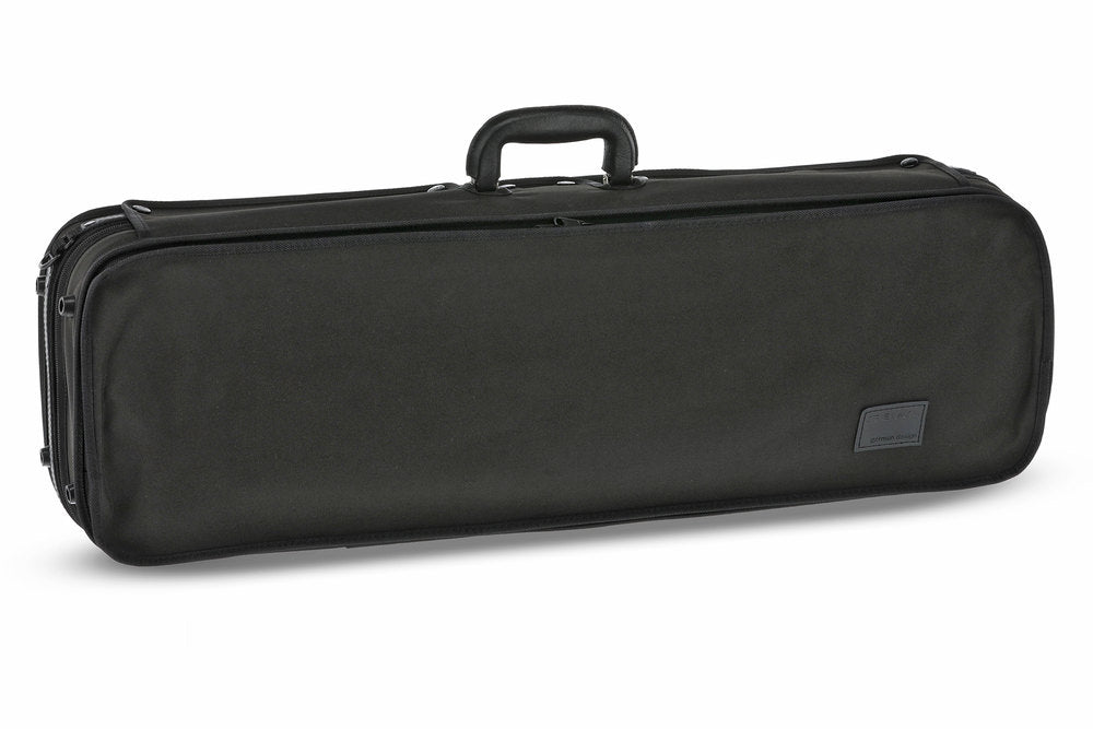 GEWA Liuteria Atlanta custodia per violino 4/4, peluche blu con motivo a diamante