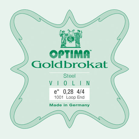 Optima Goldbrokat corda E per violino 4/4, 0,28 mm, asola
