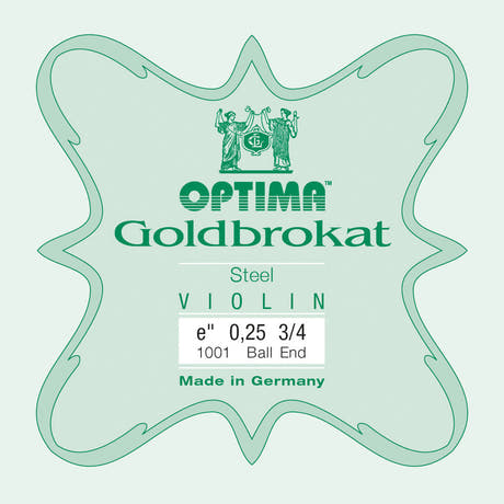 Optima Goldbrokat corda E per violini 3/4, 0,25 mm, pallino