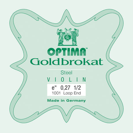 Optima Goldbrokat corda Mi per violini 1/2, 0,27 mm, ad asola