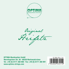 Optima Goldbrokat corda E per violini 1/8, 0,25 mm, asola