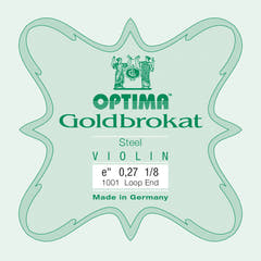 Optima Goldbrokat corda E per violini 1/8, 0,27 mm, asola