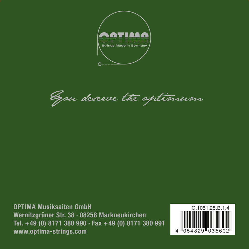 Corda E Optima Goldbrokat Premium per violino 1/4, 0,25 mm, pallina