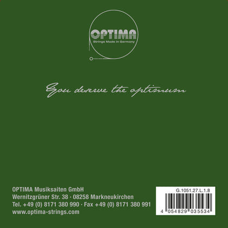Corda E Optima Goldbrokat Premium per violino 1/8, 0,27 mm, asola