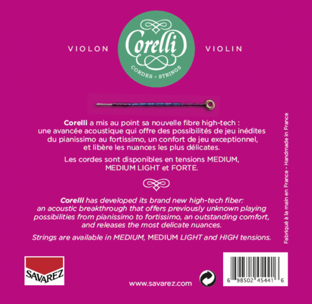 Corelli Corde per Violini Cantiga - Medium-light (900ML)