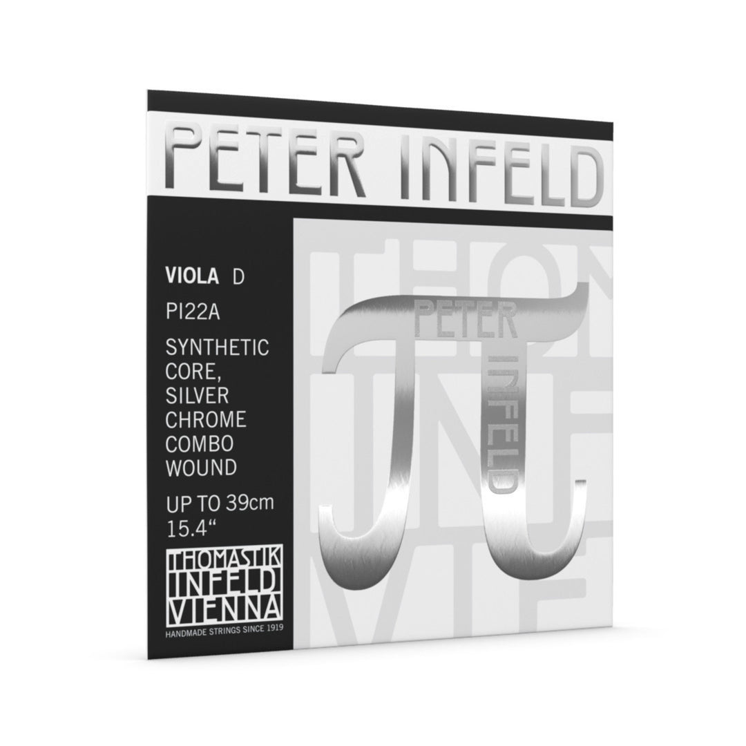 Corde Thomastik-Infeld per viola Peter Infeld con anima sintetica - D Synthetic/Chrome (PI22A)