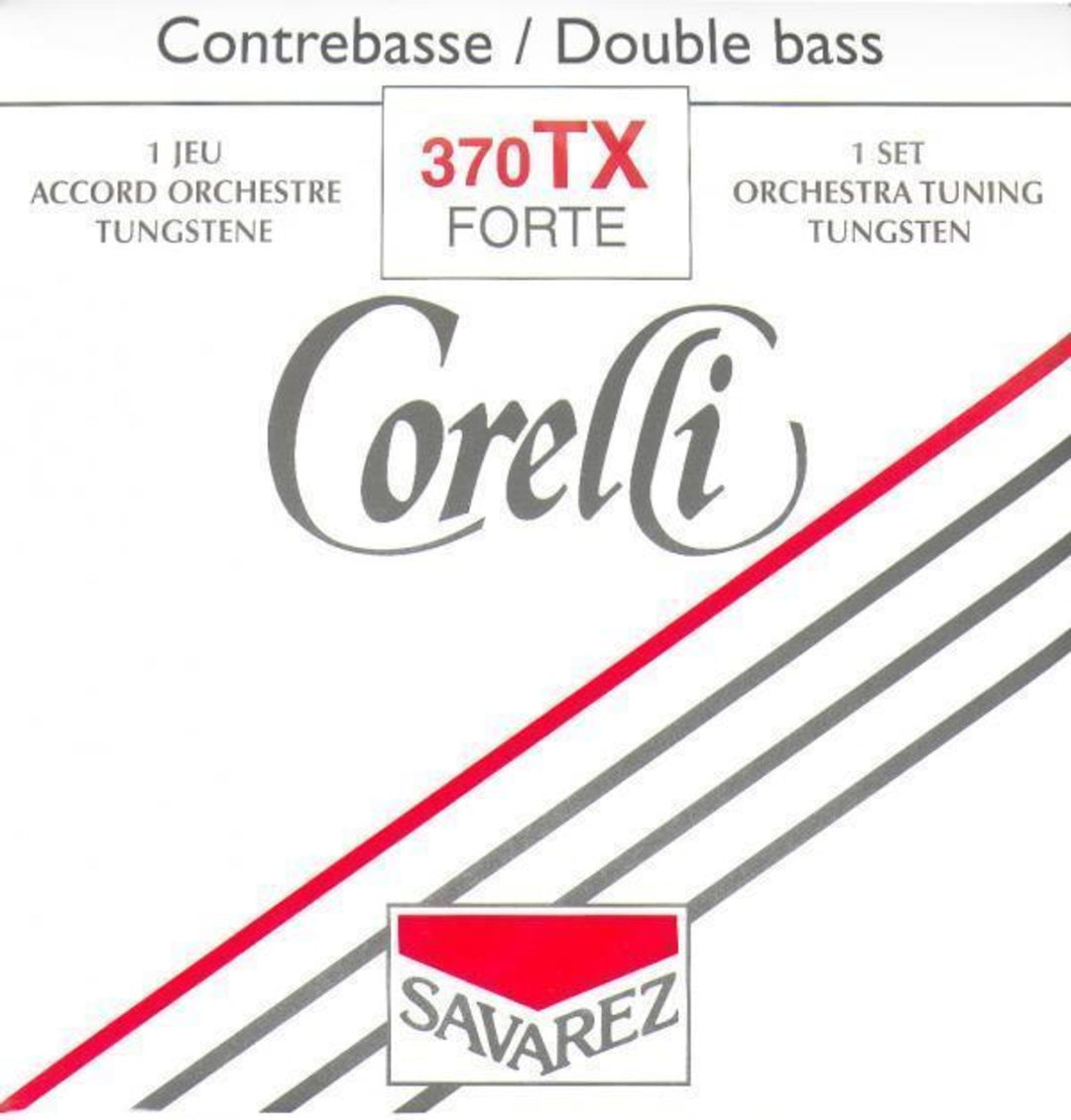 Corelli corde per contrabbasso Double bass strings Orchestral tuning wolfram - Extra strong (370TX)