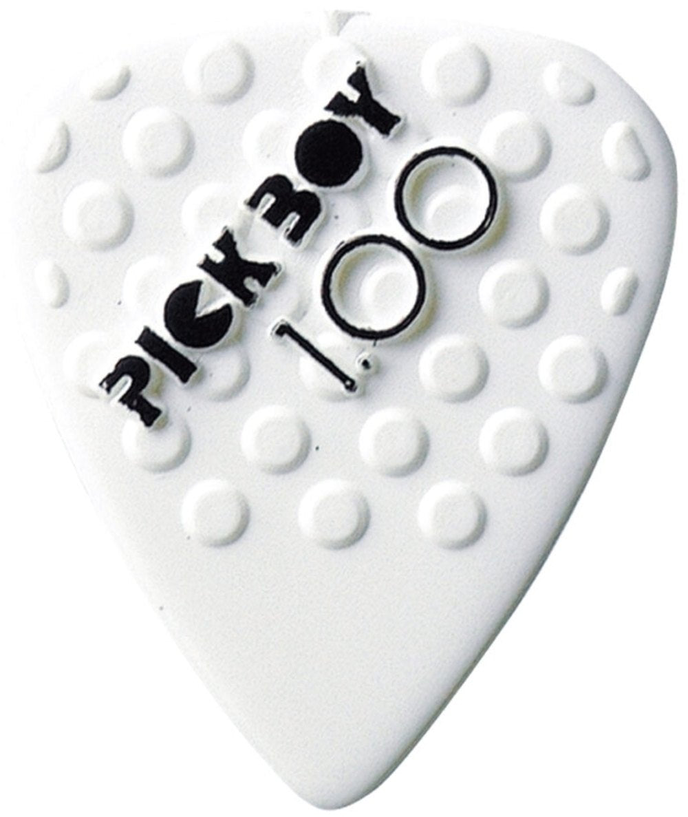 Pick Boy Ceramic Power plettri 1,00 mm, bianchi con rilievi, 12 pz.