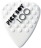 Pick Boy Ceramic Power plettri 1,00 mm, bianchi con rilievi, 12 pz.