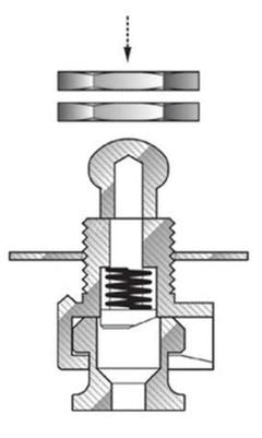 GEWA Cintura di sicurezza F&S Security Lock - Placcata in oro (Set+)