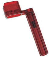 Avvolgicorde Fire & Stone in plastica rossa con bordo per piroli