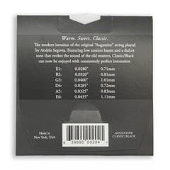 Corda Augustine Classic Black E1, tensione normale, .028"