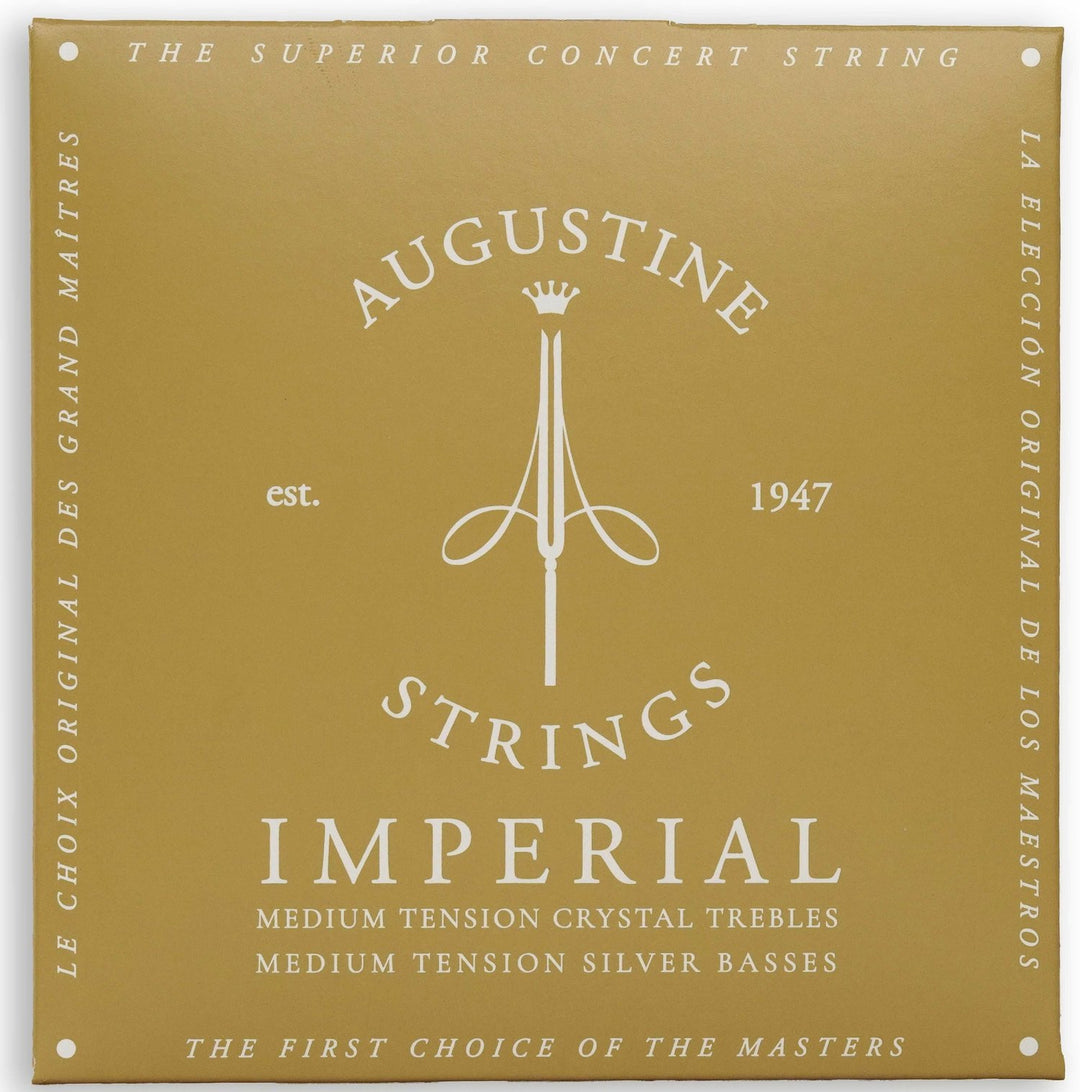 Corde Augustine per chitarre classica Imperial Crystal Nylon medium - Set Imperial Black (medium/low)